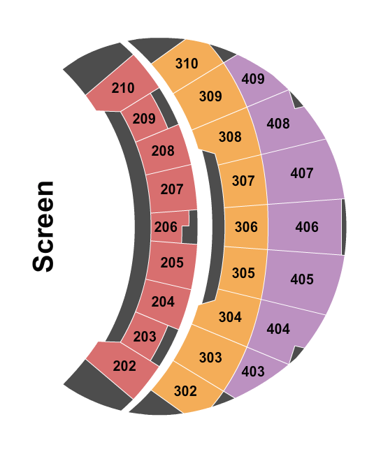 The Sphere Postcard From Earth Seating Chart